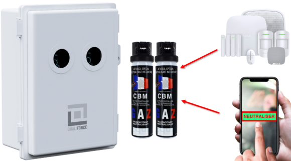 Diffuseur automatique de gaz lacrymogène connecté IGAZ 450